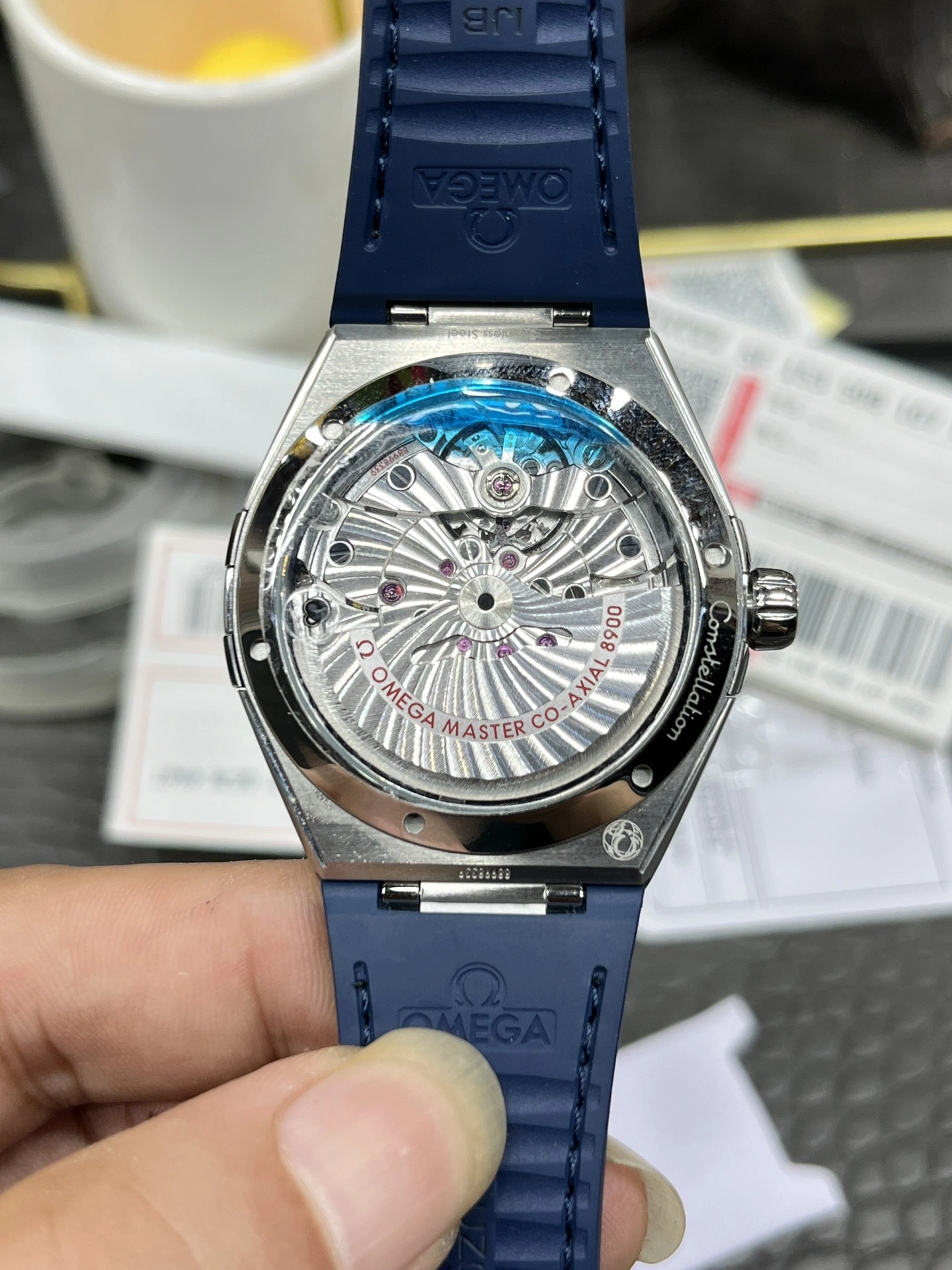 CBD Factory Omega Constellation 41mm Steel Blue Ceramic Bezel (131.33.41.21.03.001) 1:1 Super Clone – DD8900 Movement FlexibleFit 316